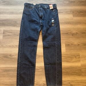 Levis 505 Jeans Mens 42x36 Blue Regular Fit Straight Leg Big & Tall Denim NWT